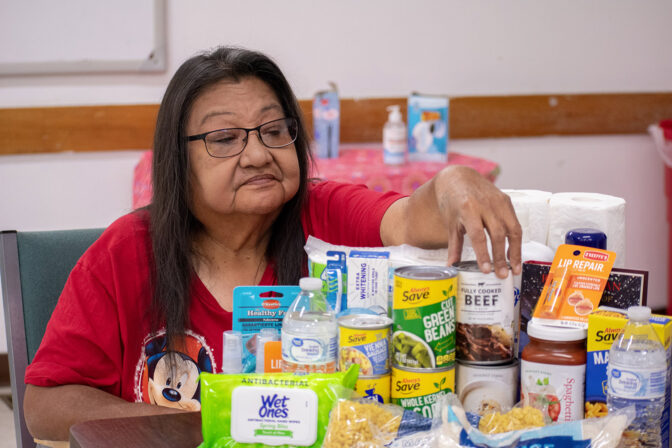 Standing Rock Elders Stock up on Supplies for Winter