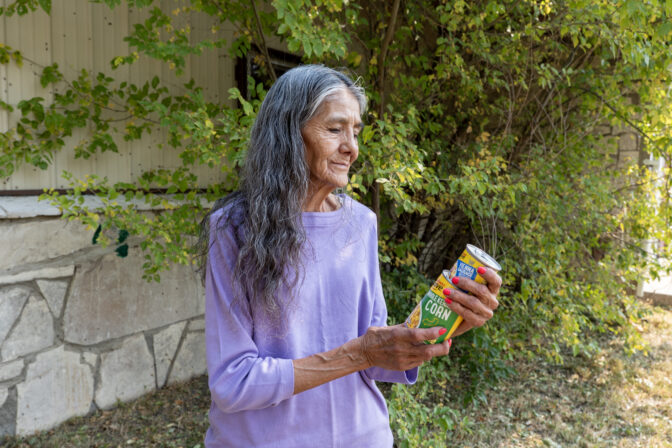 Emergency Food Boxes Help Native Elders of the Oglala Sioux Tribe